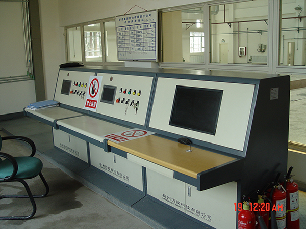 SZS型29MW燃气热水锅炉控制室