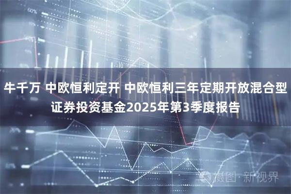 牛千万 中欧恒利定开 中欧恒利三年定期开放混合型证券投资基金2025年第3季度报告