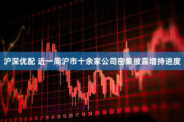 沪深优配 近一周沪市十余家公司密集披露增持进度